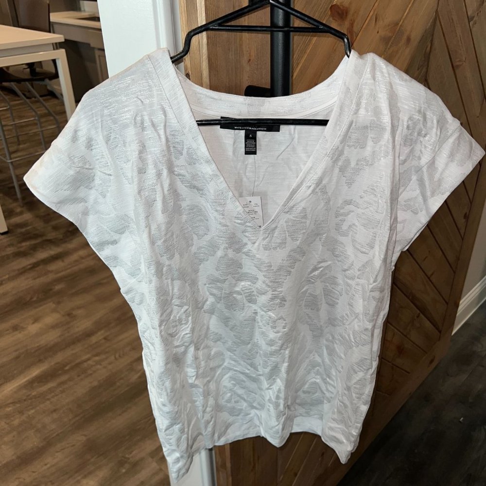 White House Black Market White Shirt